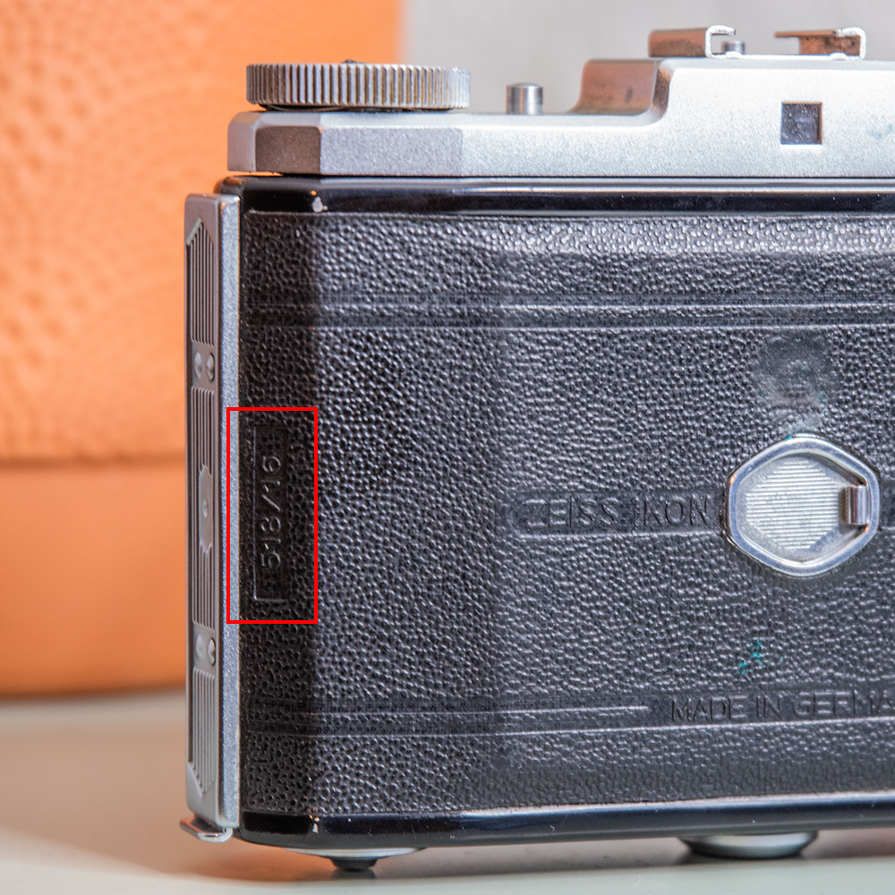 iKON 1231 G.O I can't tell if my camera is a Zeiss Ikon Nettar 518/16 or a