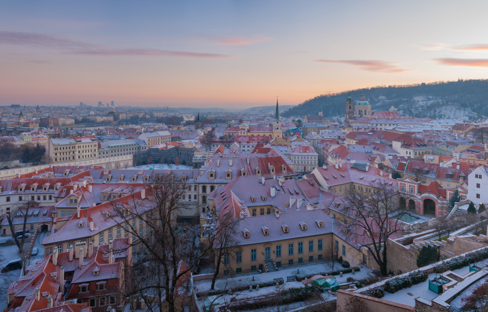 Winterabend in Prag