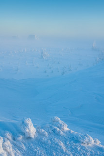 Wintermorgen in Cínovec