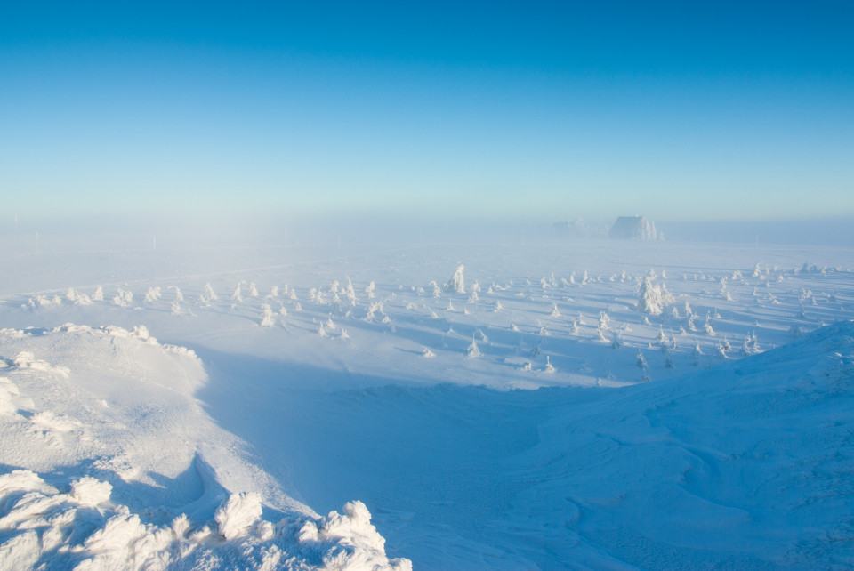 Wintermorgen, Cínovec