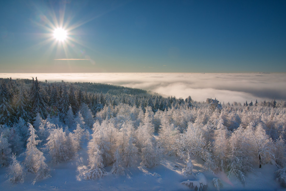 Inversionswetterlage, Cínovec