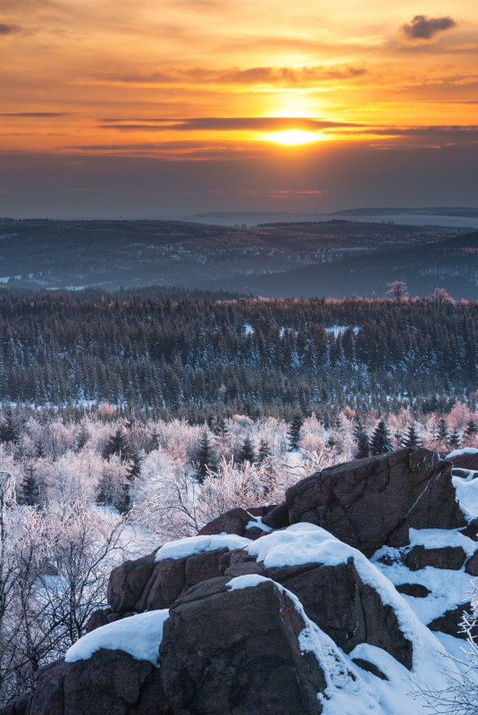 Sonnenuntergang auf dem Großen Lugstein