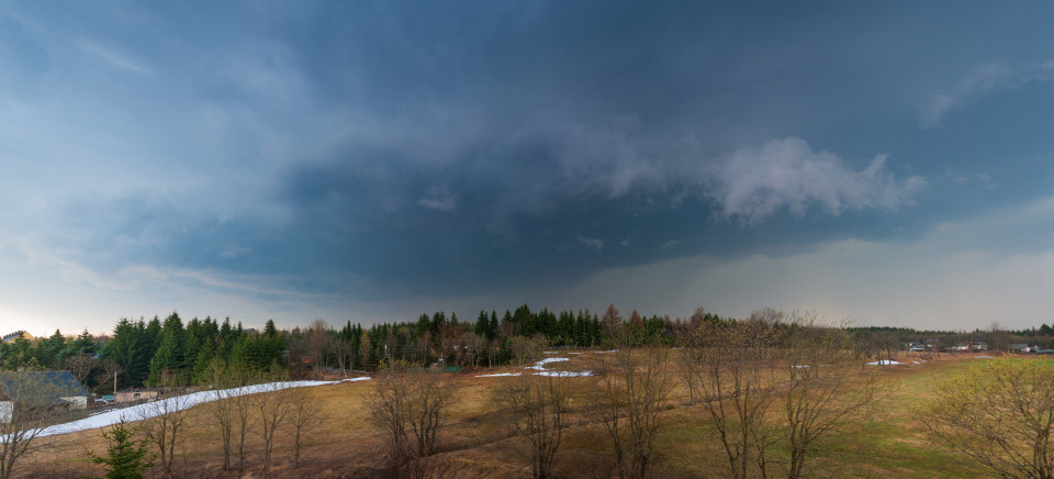 Frühlingsgewitter in Altenberg