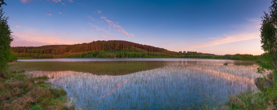 Restsee der Bielatal-Spülkippe