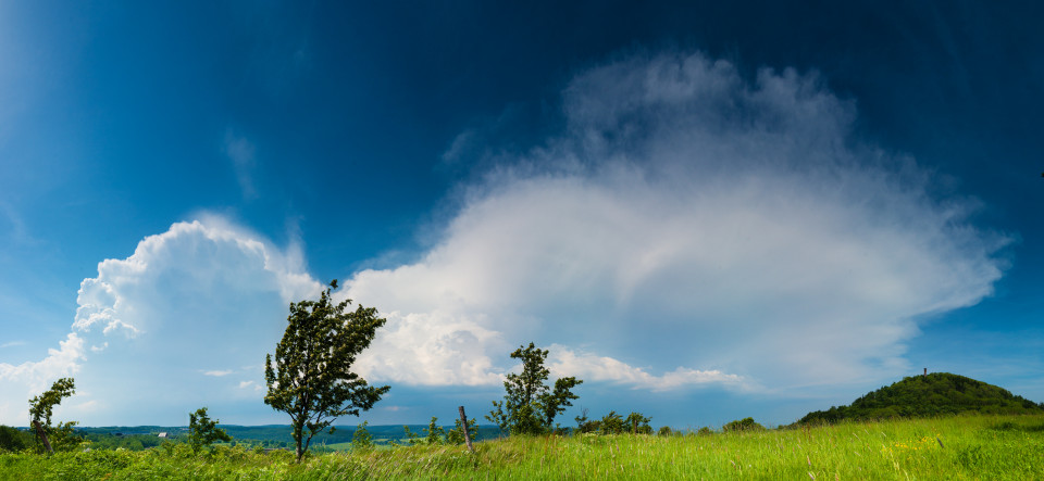 Gewitterwolken am Geisingberg