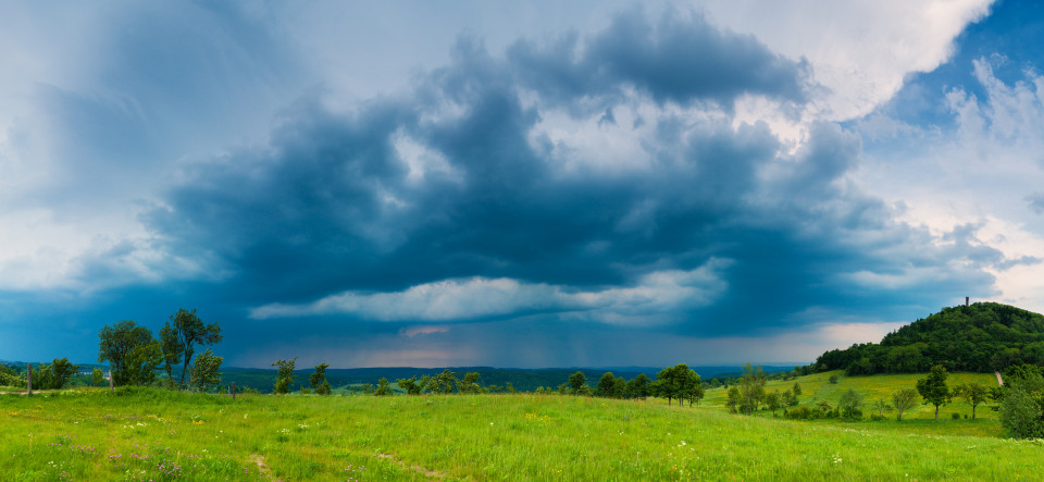 Gewitterwolken am Geisingberg