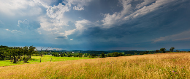 Gewitterwolken bei Altenberg