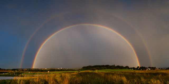 Regenbogen bei Dußlingen