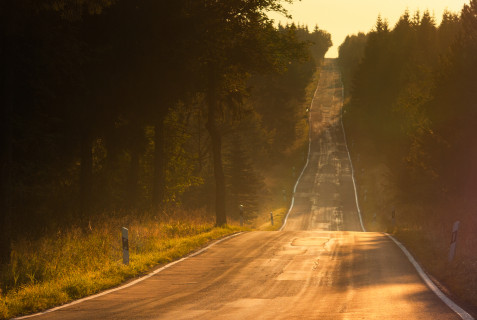 Straße von Rehefeld nach Altenberg