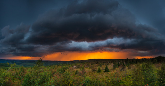 Gewitter bei Zinnwald-Georgenfeld