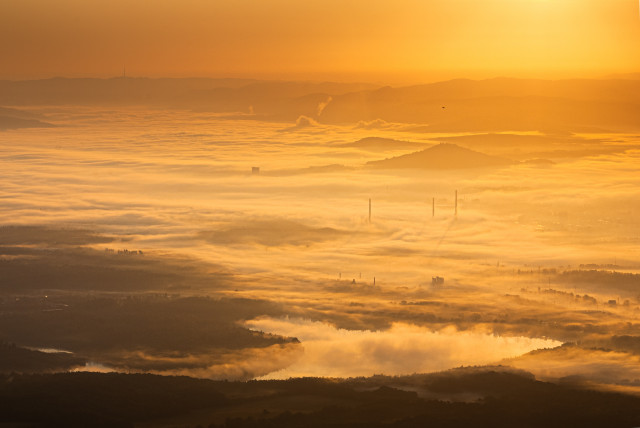 Morgenstimmung auf dem Stropník