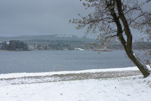 Wintereinbruch am Großen Galgenteich