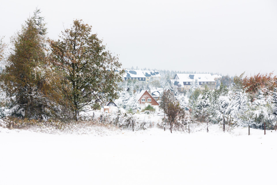 Früher Wintereinbruch, Zinnwald-Georgenfeld