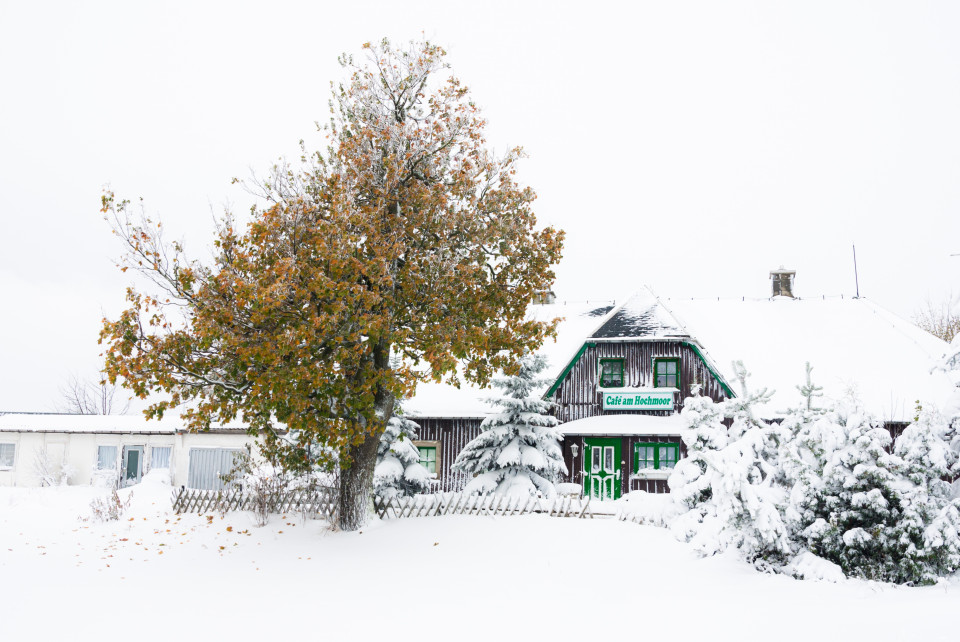 Früher Wintereinbruch, Zinnwald-Georgenfeld