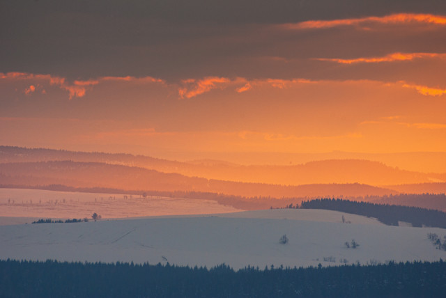 Erster Schnee am Kahleberg