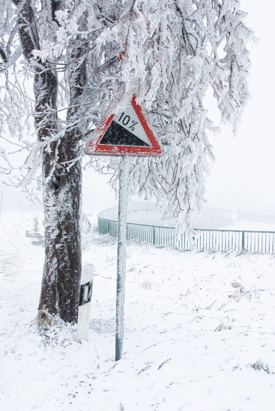 Zinnwald-Georgenfeld nach Eisregen