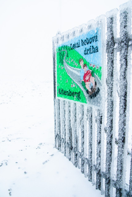 Zinnwald-Georgenfeld nach Eisregen