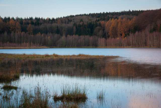 Restsee der Bielatal-Spülkippe