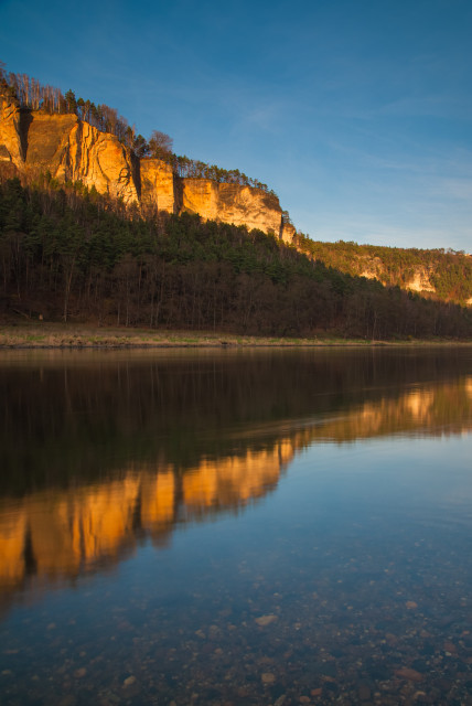 Elbe zwischen Wehlen und Rathen