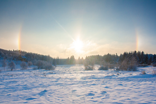 Eisnebelhalo bei Altenberg