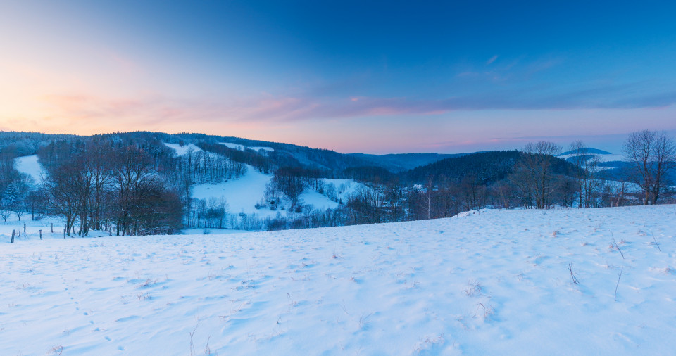 Winterlandschaft bei Johnsbach