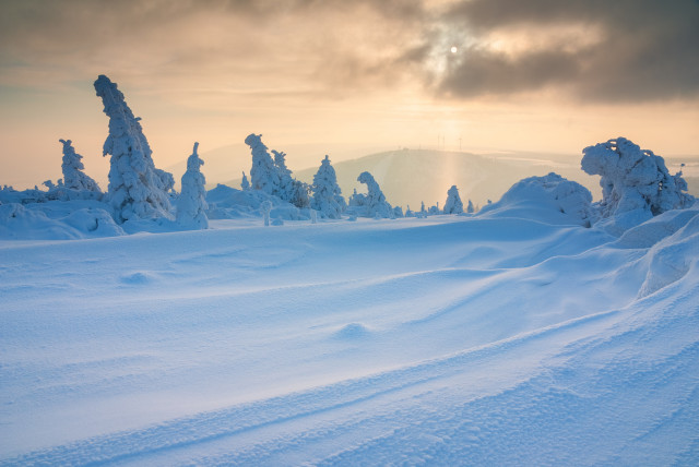 Winterlandschaft am Pramenáč