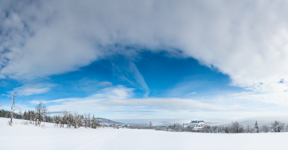 Winterlandschaft bei Altenberg