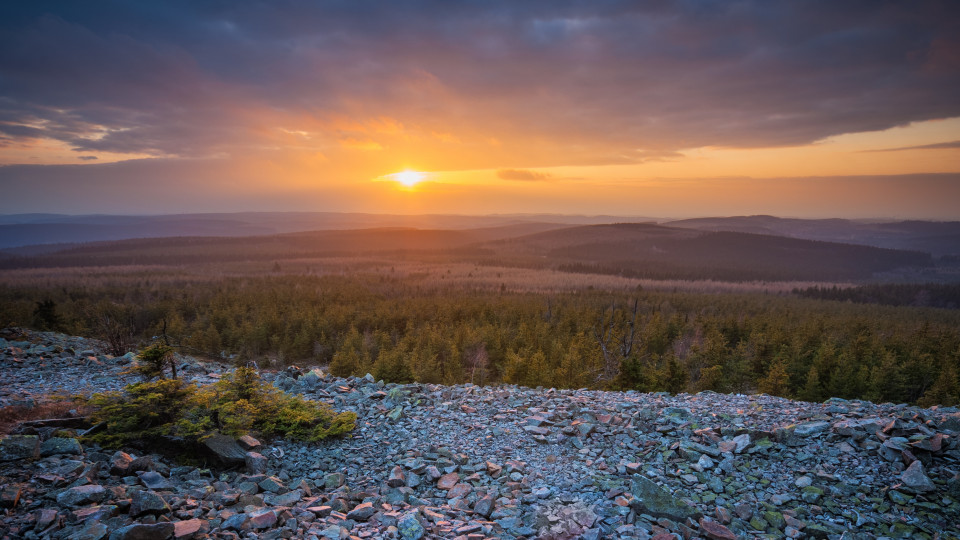 Sonnenuntergang, Kahleberg