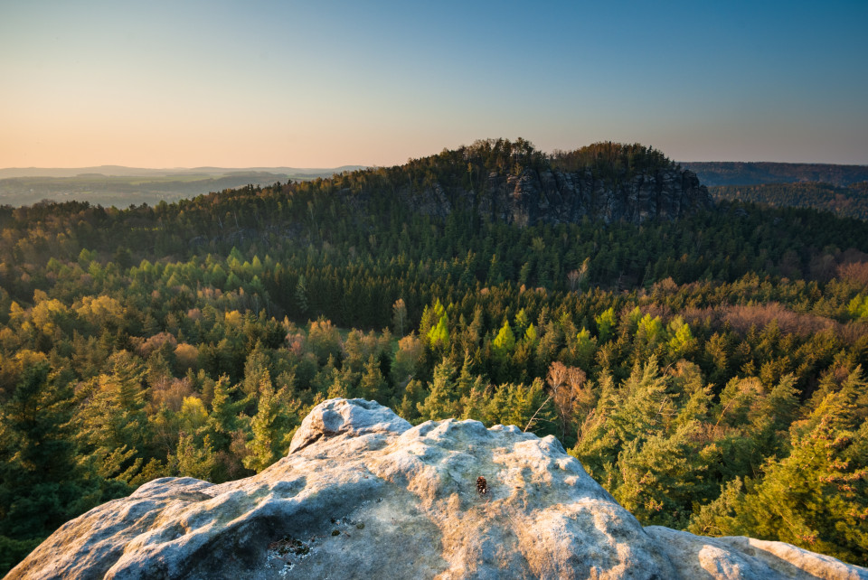 Kleiner Bärenstein, Blick zum Großen Bärenstein