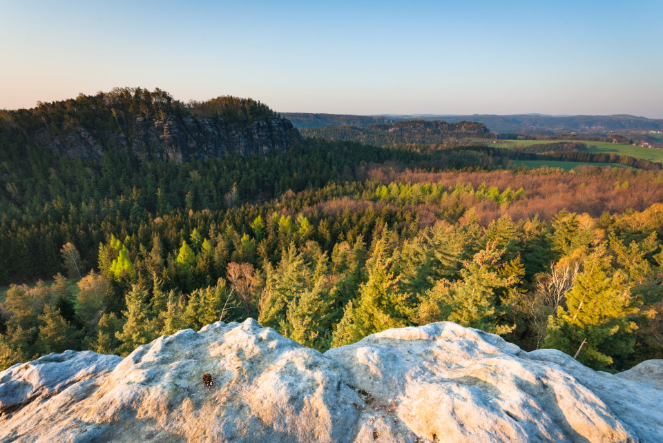 Kleiner Bärenstein, Blick zum Großen Bärenstein