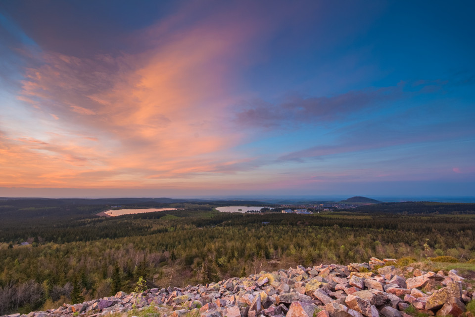 Abendstimmung auf dem Kahleberg