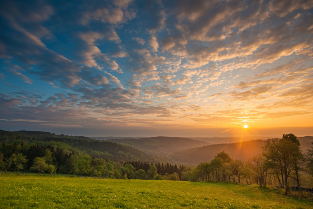 Sonnenaufgang am Geisingberg