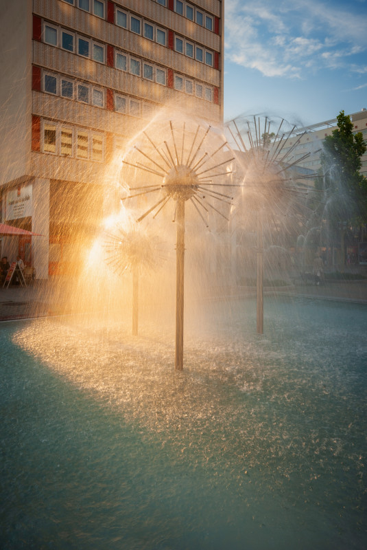 Springbrunnen in der Prager Straße, Dresden