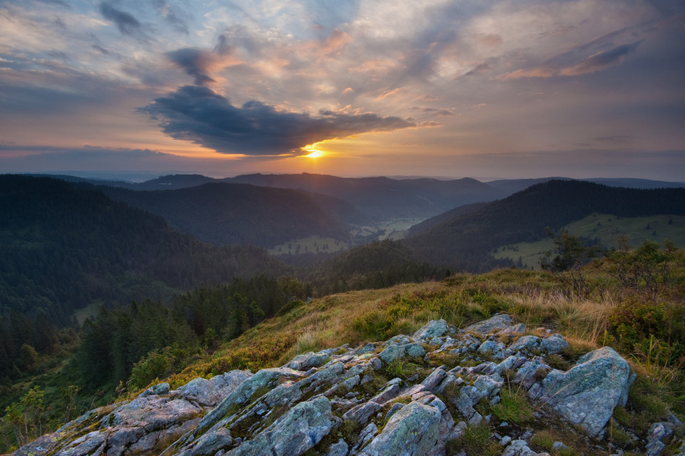 Sonnenaufgang über dem Herzogenhorn