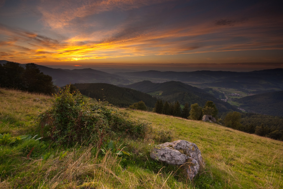 Abendstimmung auf dem Häusleberg