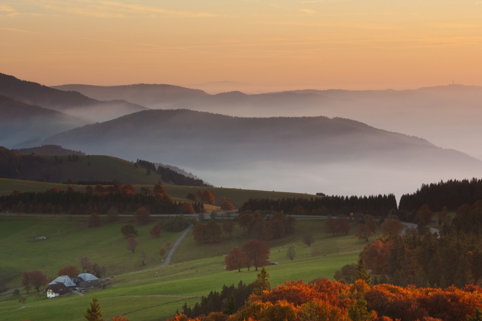 Inversionswetterlage am Schauinsland