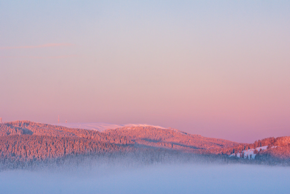 Blick vom Bildstein zum Feldberg