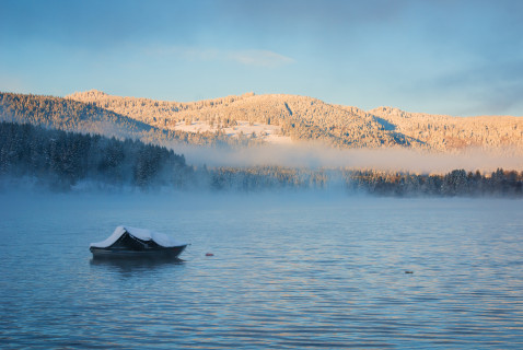 Wintermorgen am Schluchsee