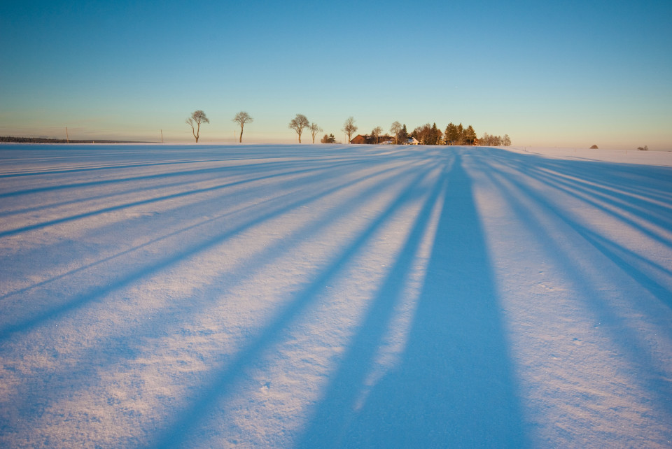 Lange Schatten bei Rötenbach