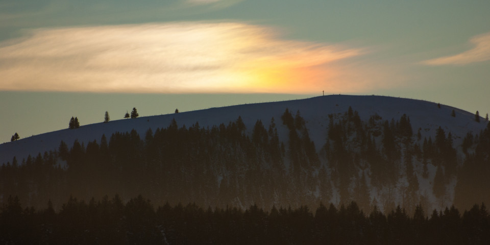 Nebensonne über dem Belchen