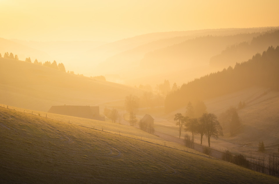 Blick nach Urach bei der Kalten Herberge