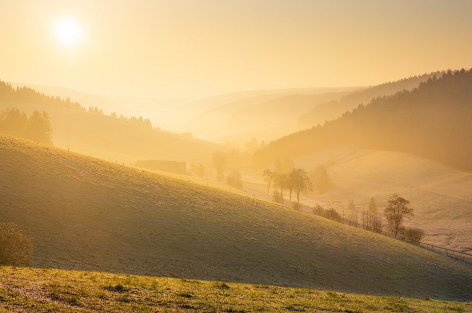 Blick nach Urach bei der Kalten Herberge