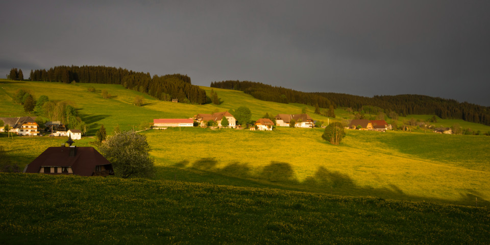 Gewittrige Abendstimmung bei Breitnau