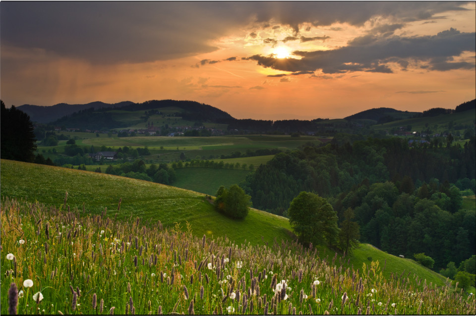 Sonnenuntergang bei St. Peter