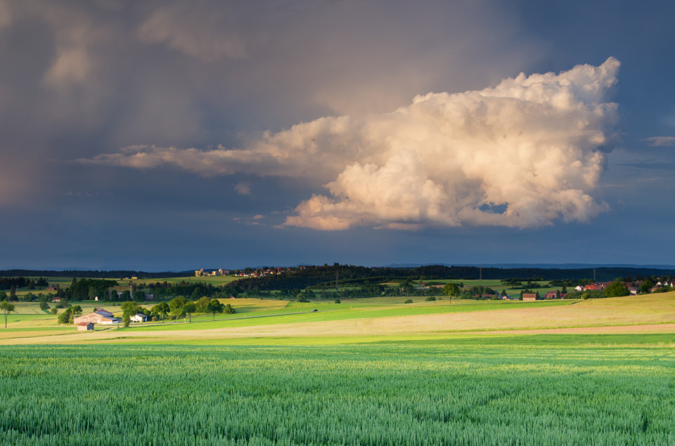 Quellwolken bei Löffingen