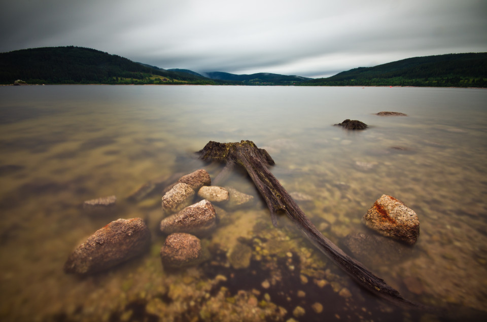 Bewölkter Abend am Schluchsee