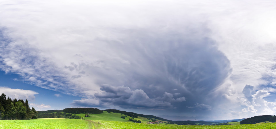 Gewitterwolken bei Breitnau