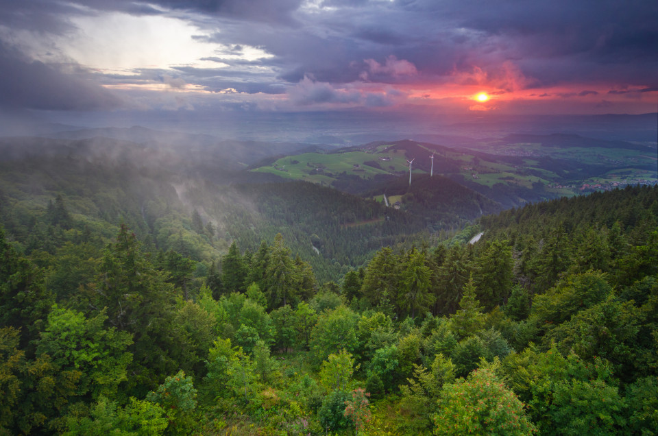 Rückseitenwetter am Schauinsland