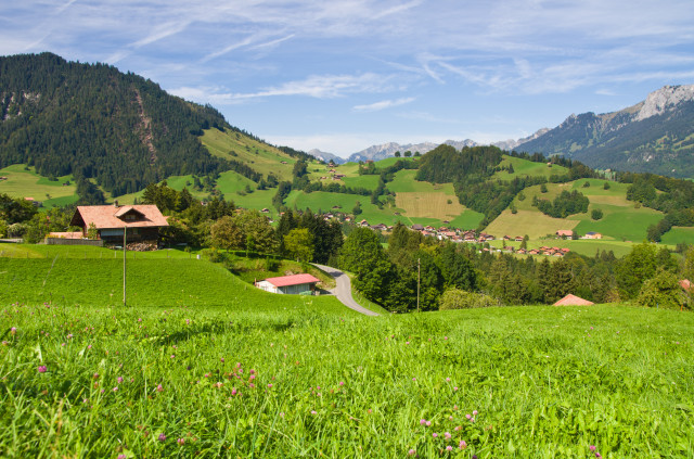 Bächlen, Blick nach Diemtigen