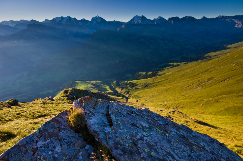 Blick vom Hohniesen über das Engstligental